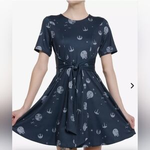Her Universe Star Wars Icons Tie Front Dress Her Universe Exclusive